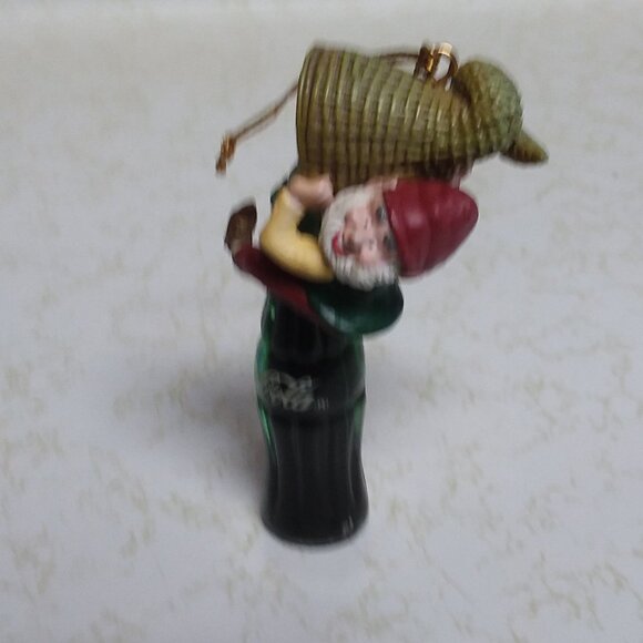 Coca-Cola Bottling Works Collection Christmas Ornament Elf with Bottle of Coke - Picture 4 of 8